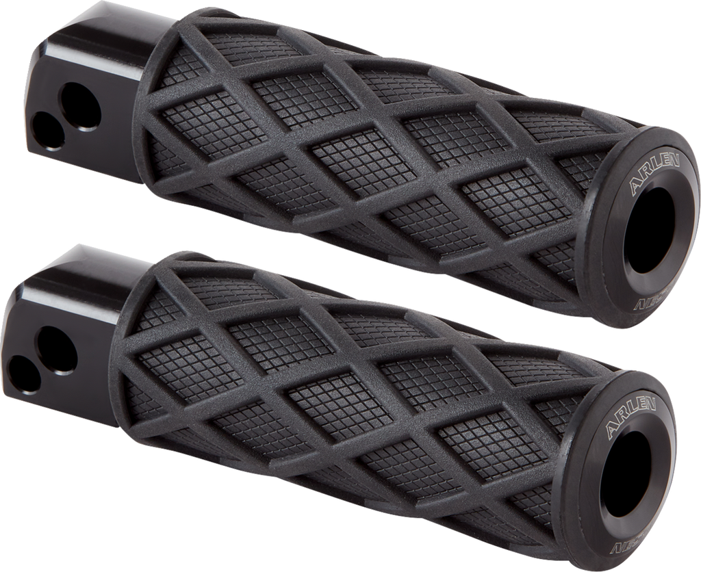 Arlen Ness Footpegs Passenger Diamond, Black