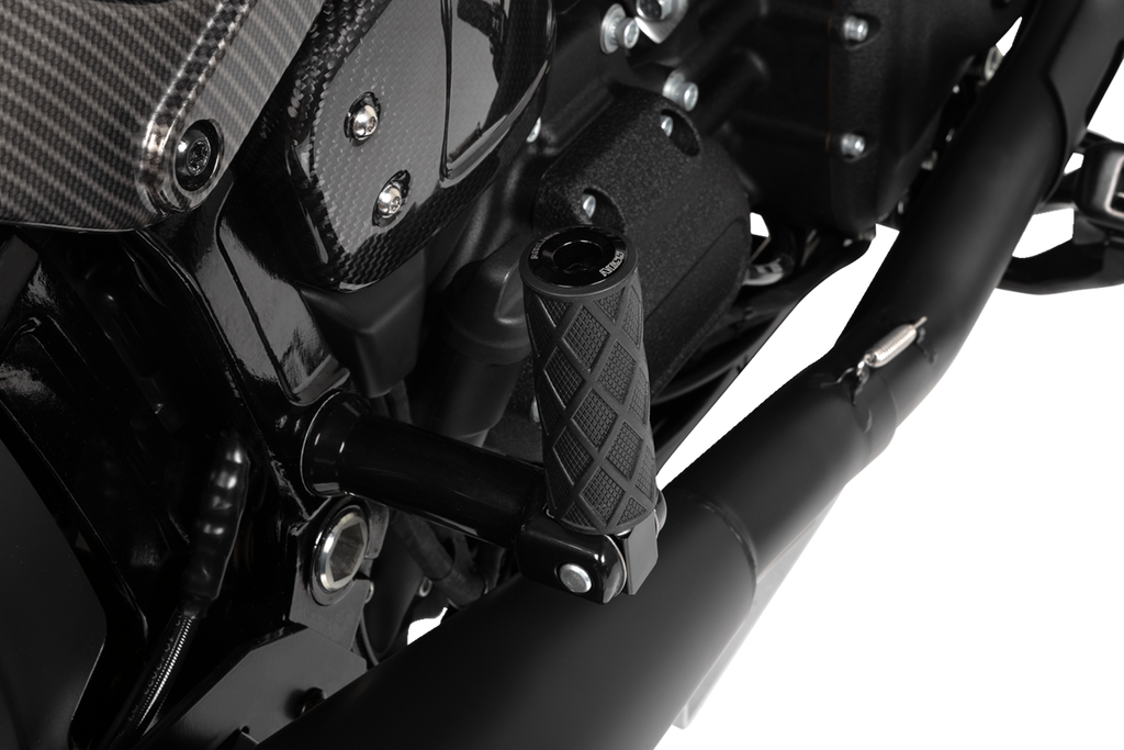 Arlen Ness Footpegs Passenger Diamond, Black