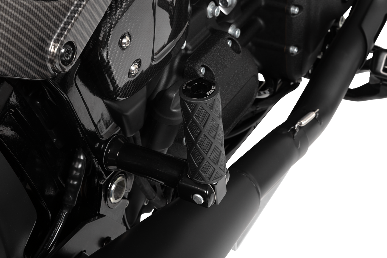 Arlen Ness Footpegs Passenger Diamond, Black