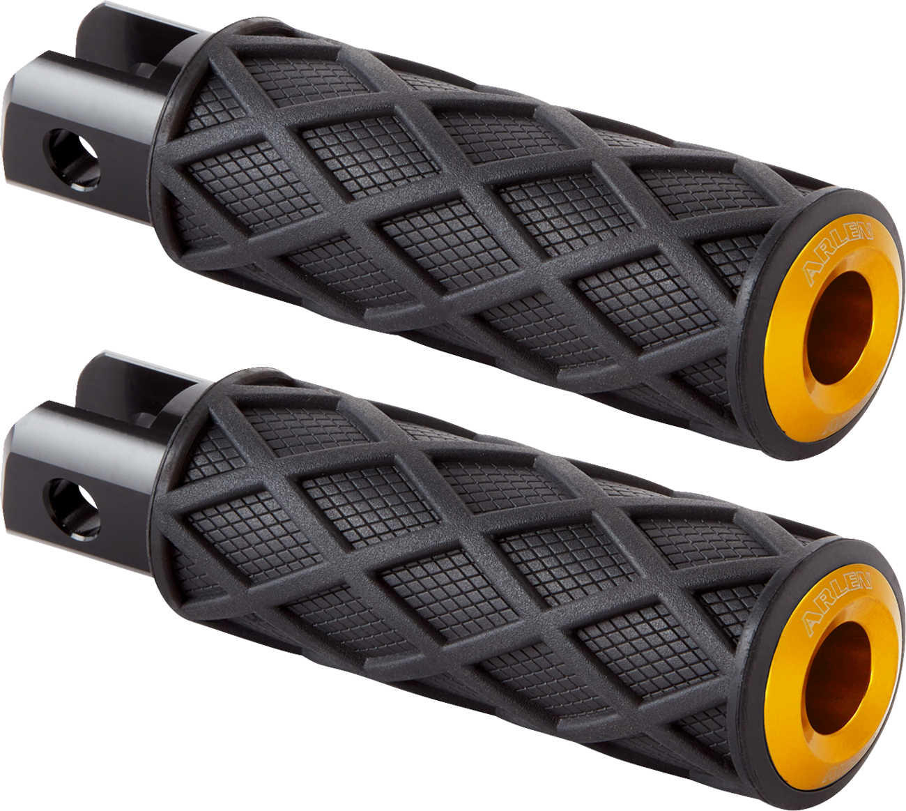 Arlen Ness Footpegs Driver Diamond, Gold