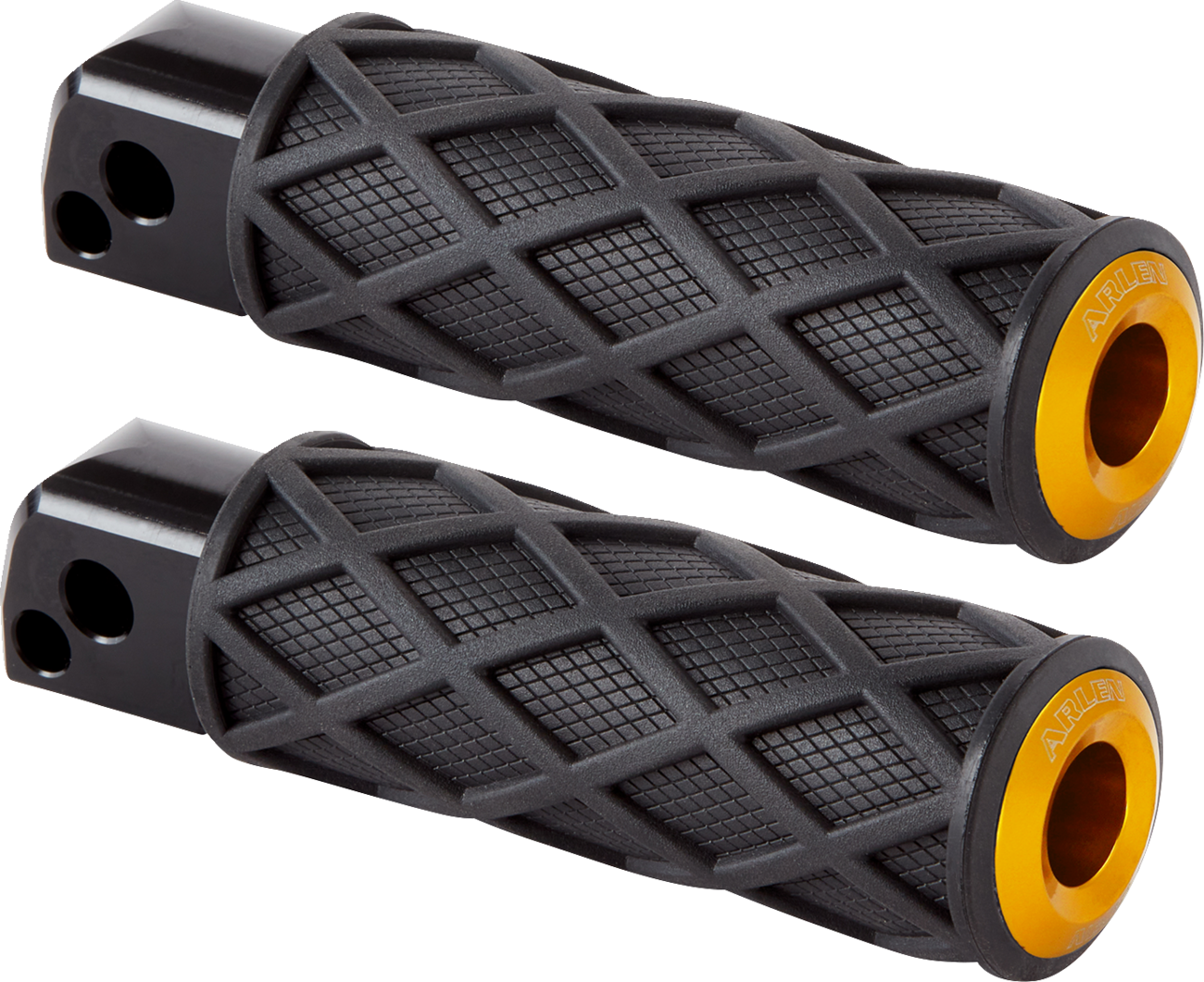 Arlen Ness Footpegs Passenger Diamond, Gold
