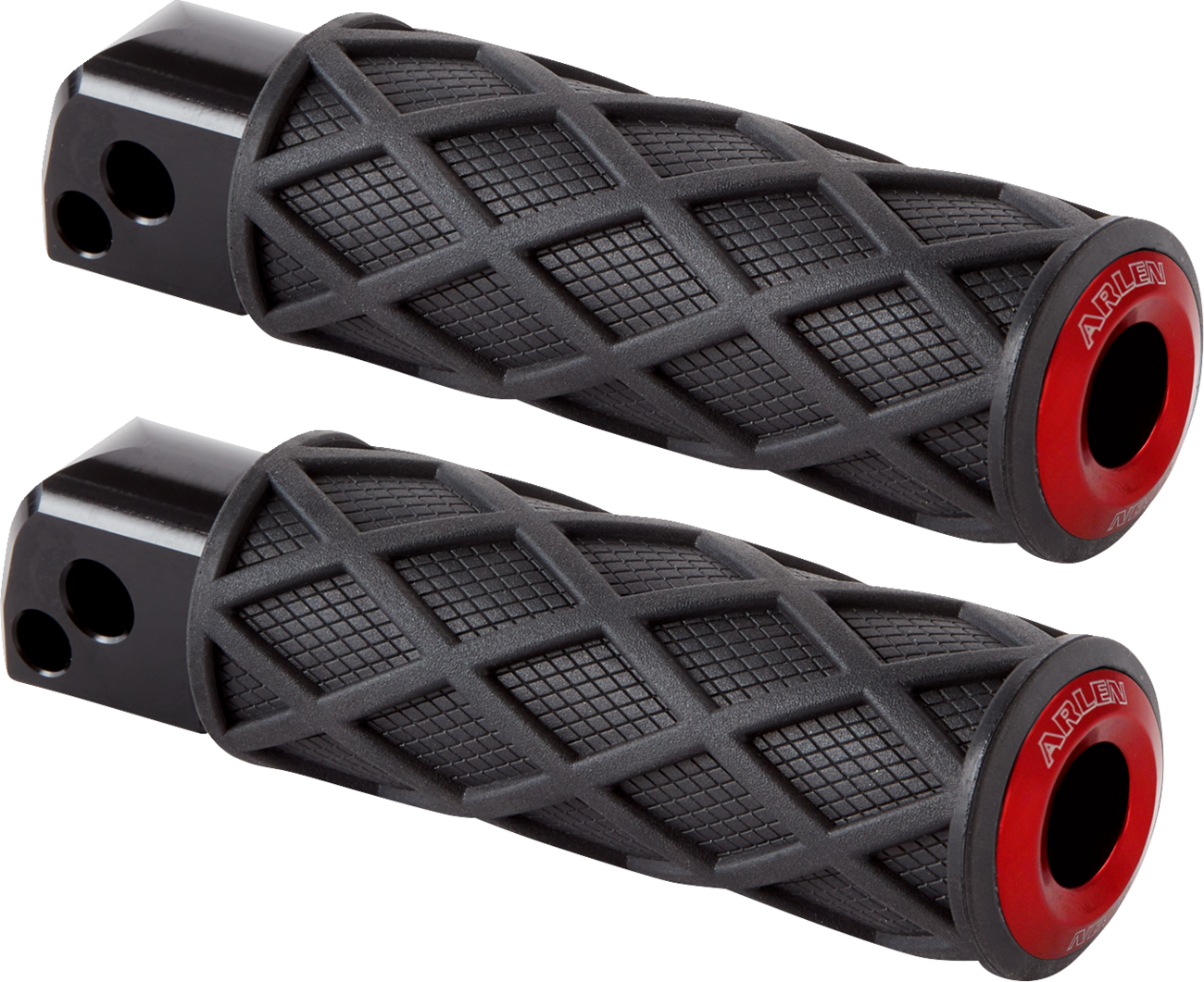 Arlen Ness Footpegs Passenger Diamond, - Red