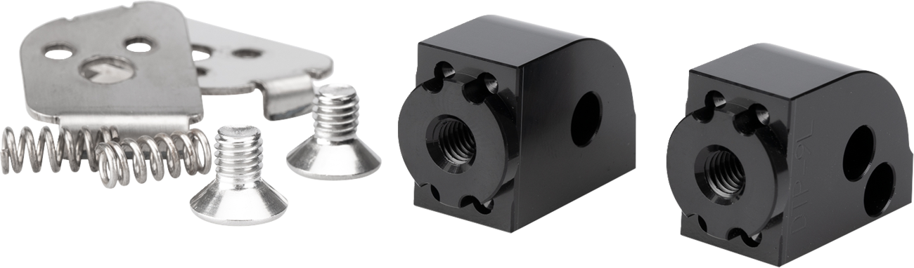 PUIG HI-TECH PARTS Adjustable Foot Peg Adapter - Rider - Suzuki