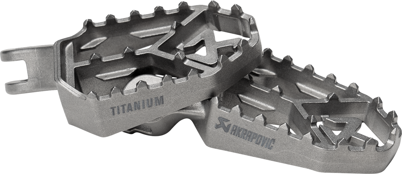 Adventure Foot Pegs - Titanium - Ducati (1)