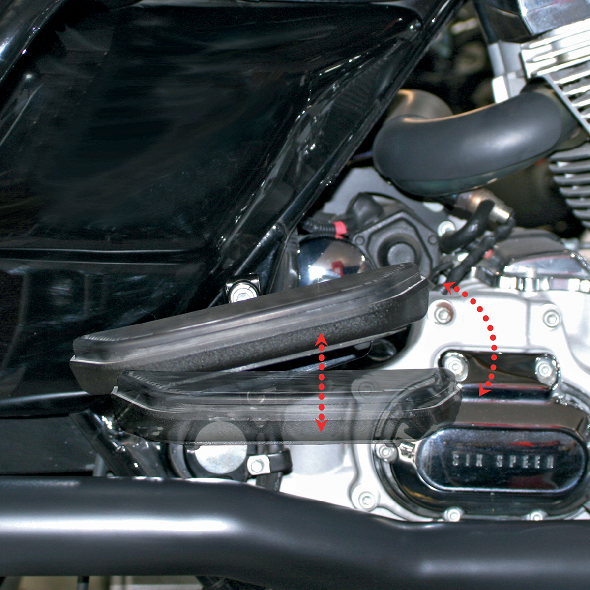 LA Choppers Floorboard Kit Up 93-09FL