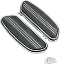 Drag Specialties Board Foot Sweeper - Chrome