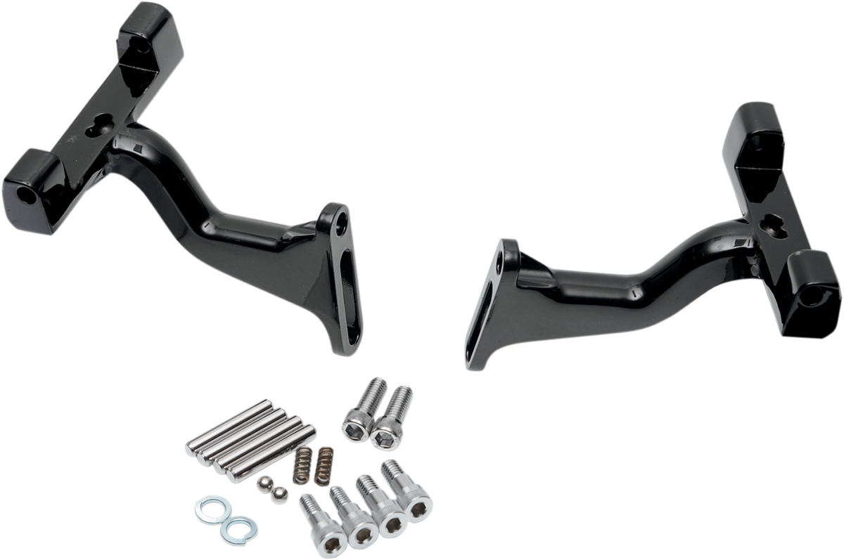 Drag Specialties Mount Raised Pass Brd - Black