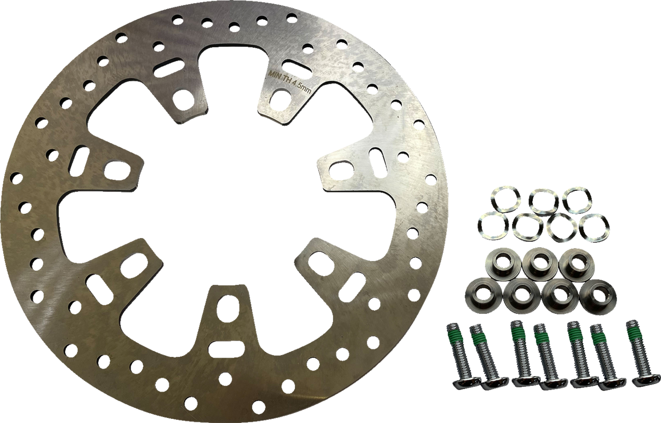 Drag Specialties Front 11.8' Stainless 7 Lug Rotor