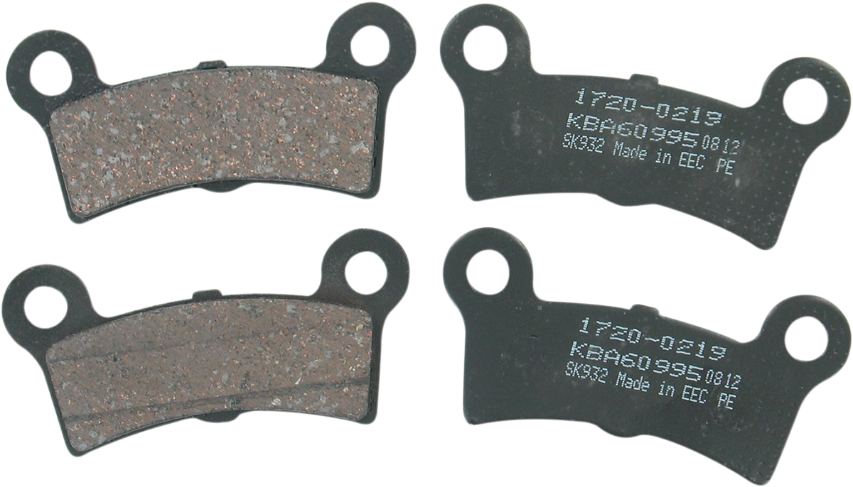 Drag Specialties Brake Pad Org Triglide Rear