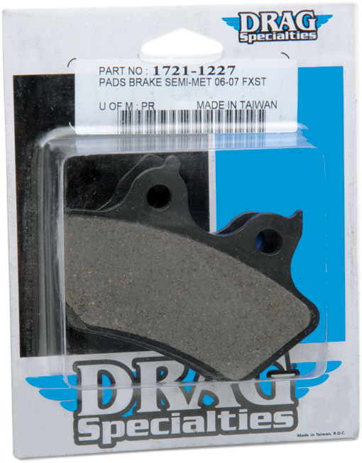 Drag Specialties Pads Brk S/m 06-07FXST