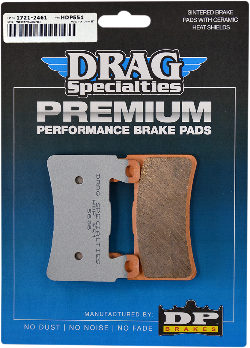 Drag Specialties Pad Brk Prem HDP551