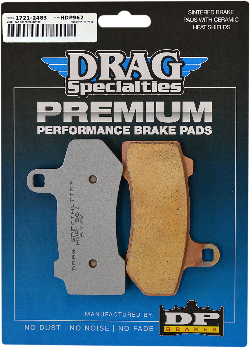 Drag Specialties Pad Brk Prem HDP962