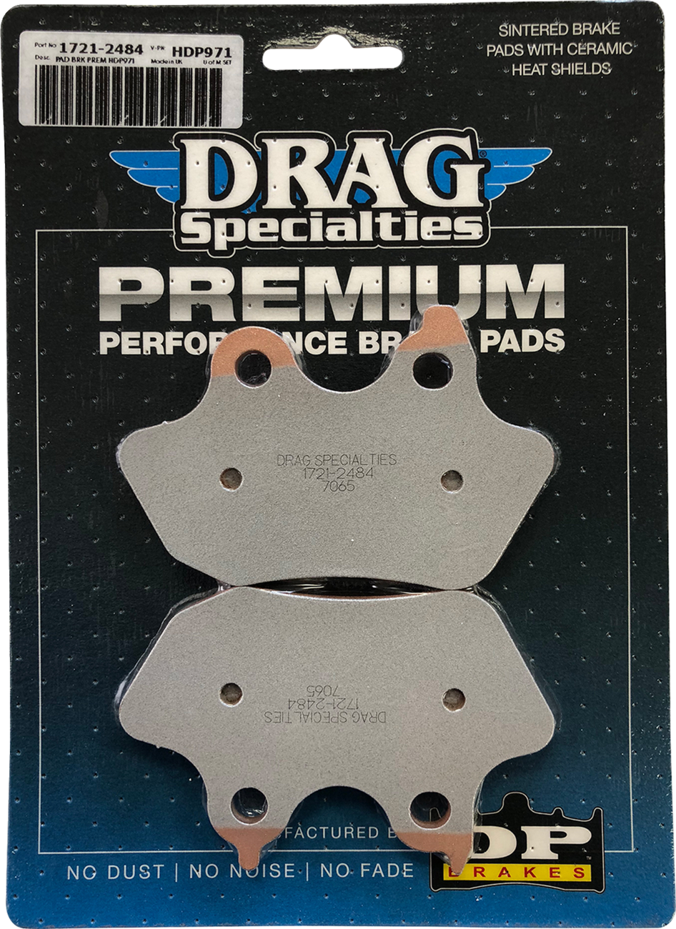 Drag Specialties Pad Brk Prem HDP971