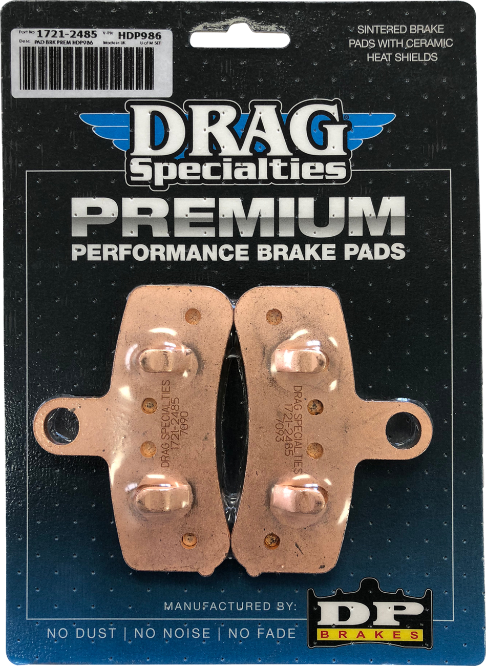 Drag Specialties Pad Brk Prem HDP986