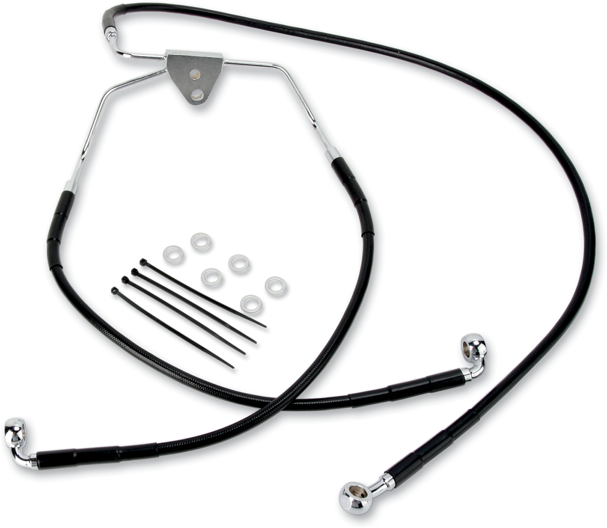 Drag Specialties Line Brk Fr 08-13FL BL+10