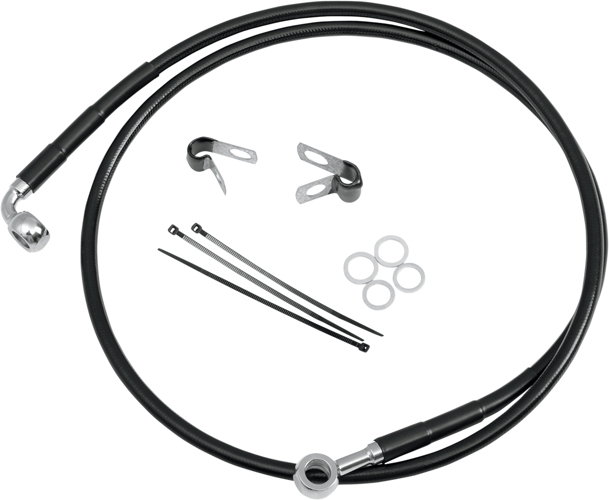 Drag Specialties Line Brk Ft Wg 93-05 - Black