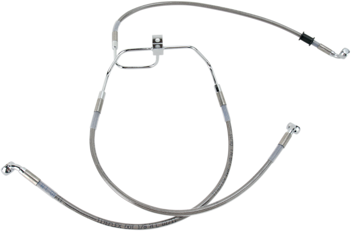 Drag Specialties Brakeline FXDF08-17 - Stainless Steel