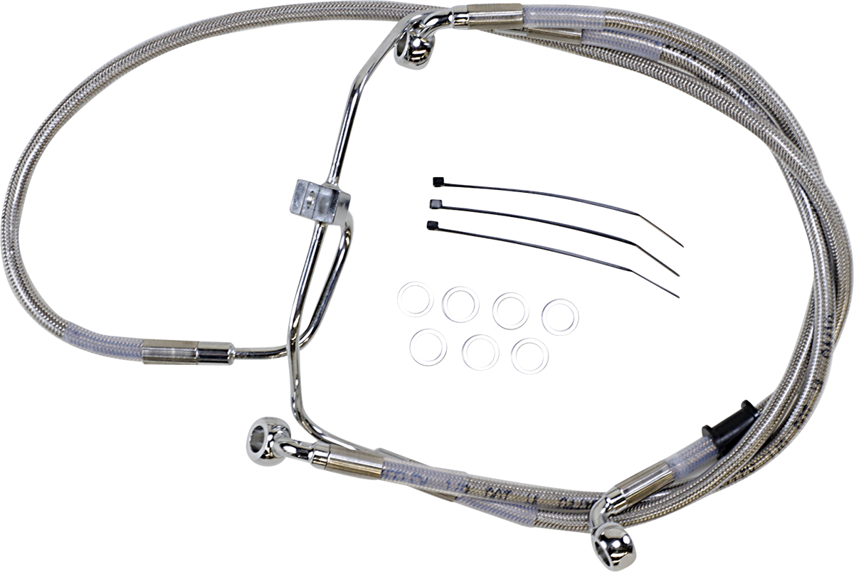 Drag Specialties Brakeline FXDF08-17 SS+8
