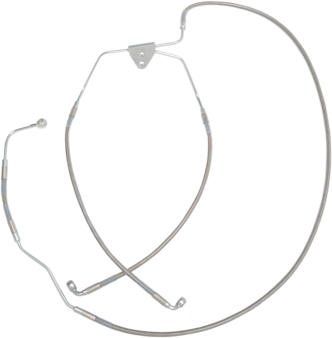 Drag Specialties Brakeline Flt Lwr/abs - Stainless Steel