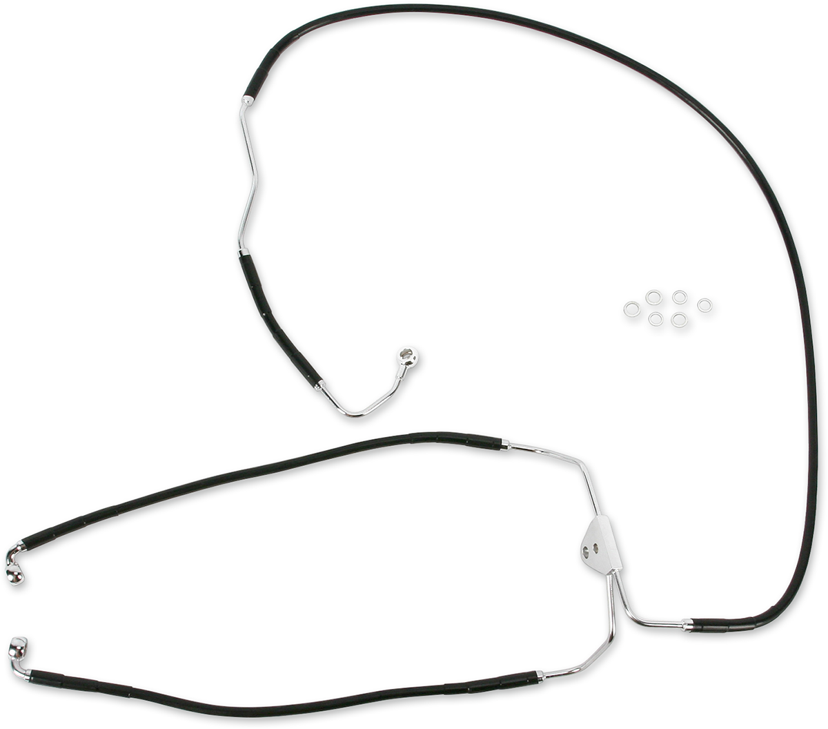 Drag Specialties Brakeline Flt Lwr/abs - Black