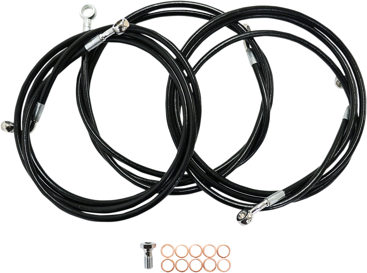 LA Choppers BRKLINE15-17 14+FL Abs - Black