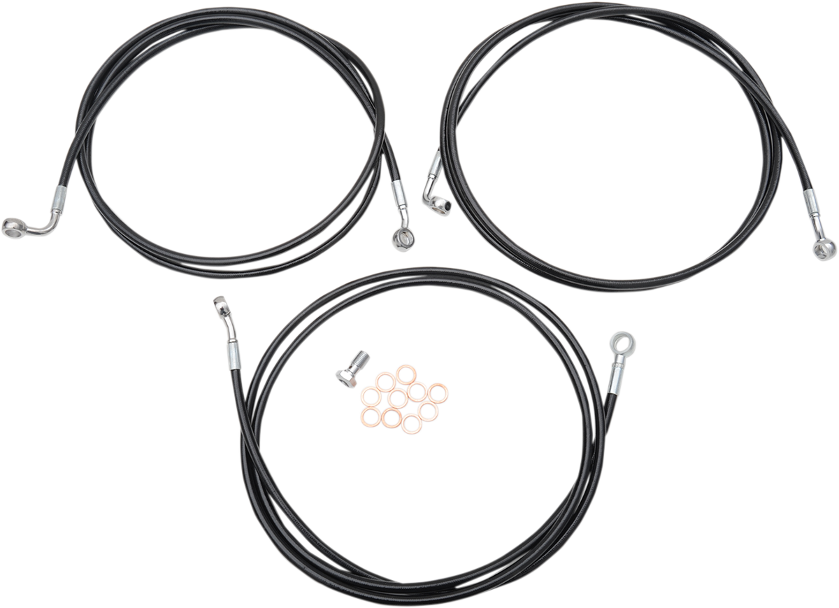 LA Choppers BRKLIN18-20 14-16FL Abs - Black