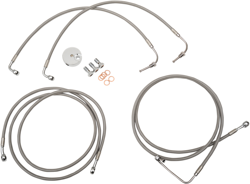 LA Choppers BRKLINES12-14 Fltr Abs - Stainless Steel