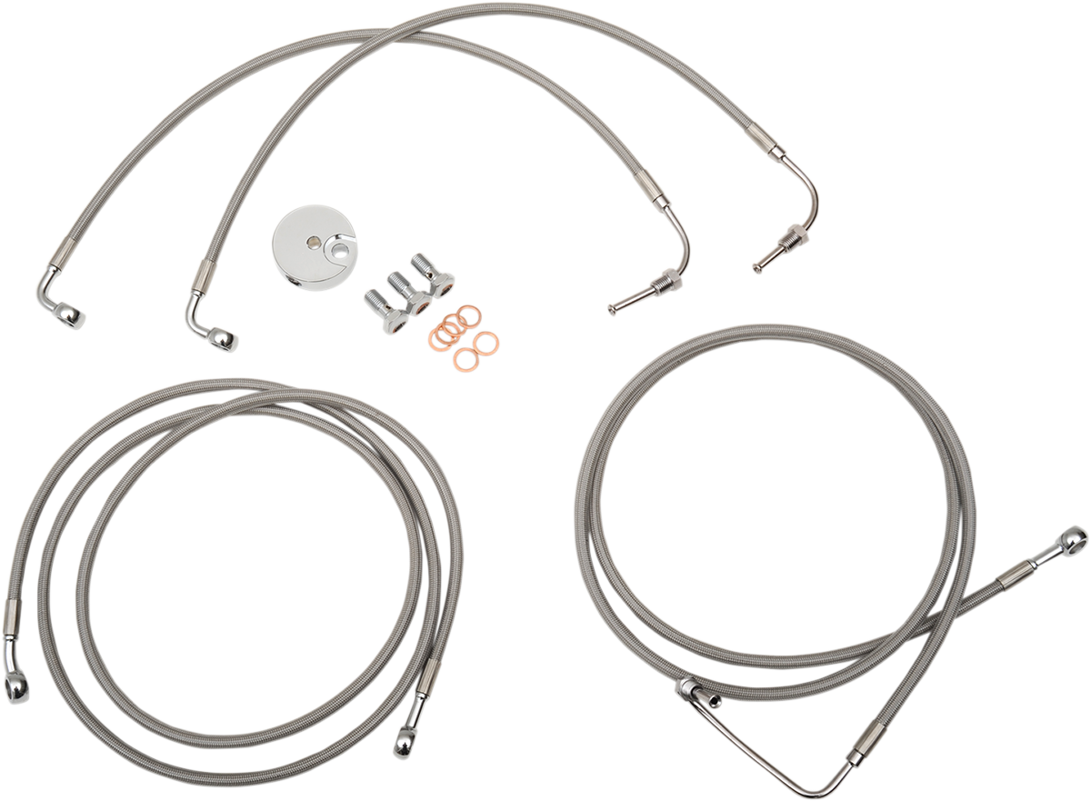 LA Choppers BRKLINES12-14 Fltr Abs - Stainless Steel