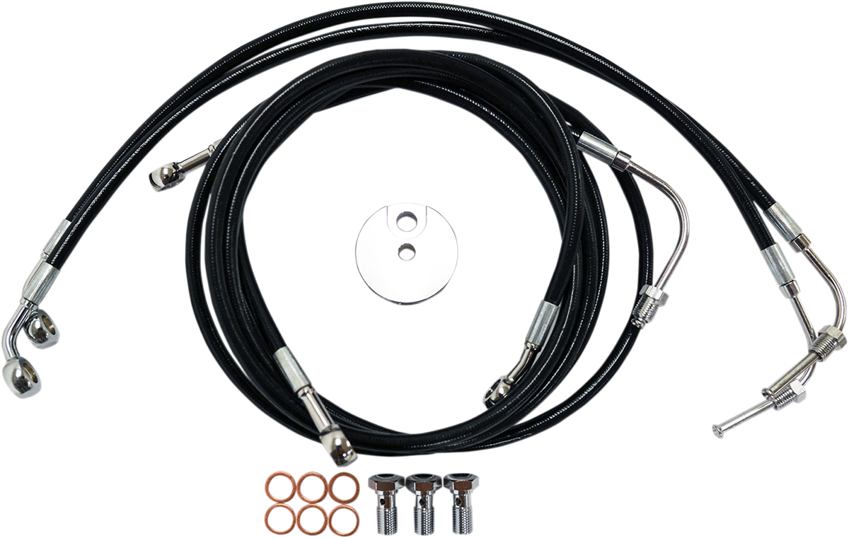 LA Choppers BRKLINES12-14 Fltr Abs - Black