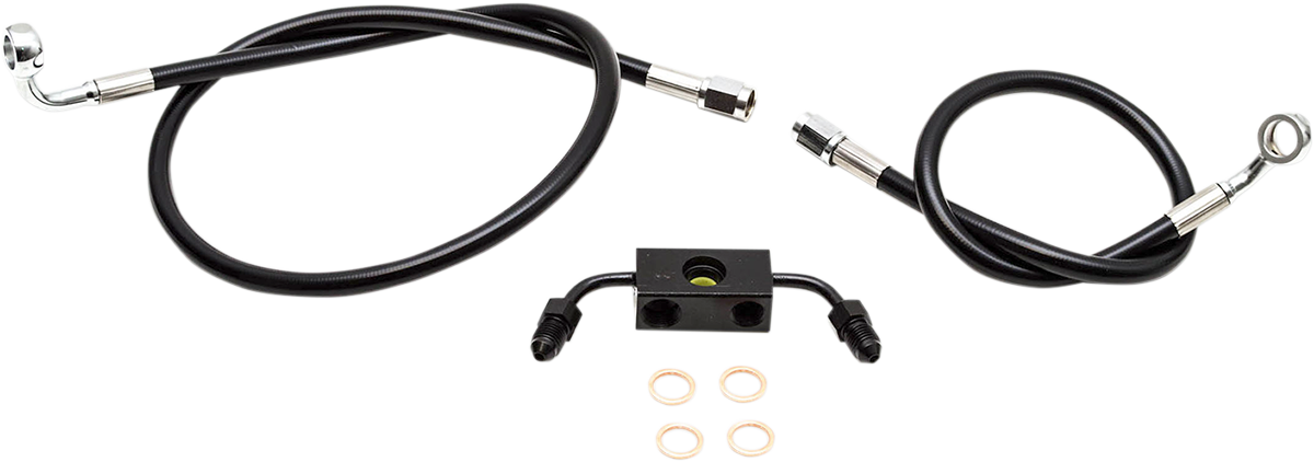 LA Choppers Brklines Bk 15-17 Xl Abs