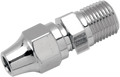 Drag Specialties FITTING,1/8' Npt Strght - Black