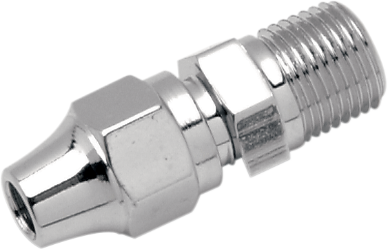 Drag Specialties FITTING,1/8' Npt Strght - Black