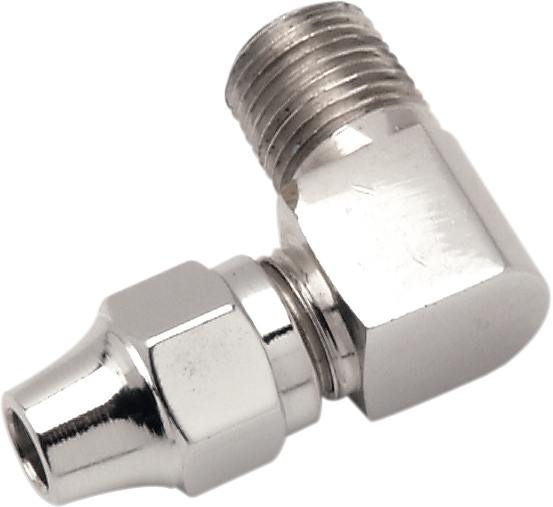 Drag Specialties FITTING,1/8' Npt 90 Deg.