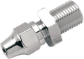 Drag Specialties FITTING,7/16'-24 Strght - Black