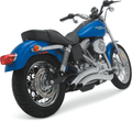 VANCE & HINES 2-into-2 Big Radius Exhaust System - Chrome - Dyna