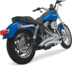 VANCE & HINES 2-into-2 Big Radius Exhaust System - Chrome - Dyna
