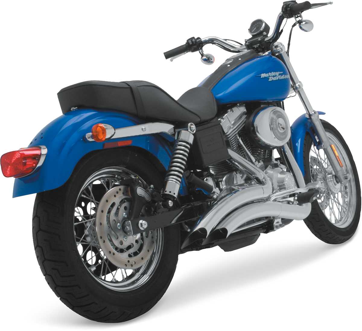 VANCE & HINES 2-into-2 Big Radius Exhaust System - Chrome - Dyna