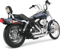 VANCE & HINES Shortshots Staggered Exhaust System - Chrome - Dyna