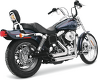 VANCE & HINES Shortshots Staggered Exhaust System - Chrome - Dyna