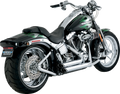 VANCE & HINES Shortshots Staggered Exhaust System - Chrome - Softail