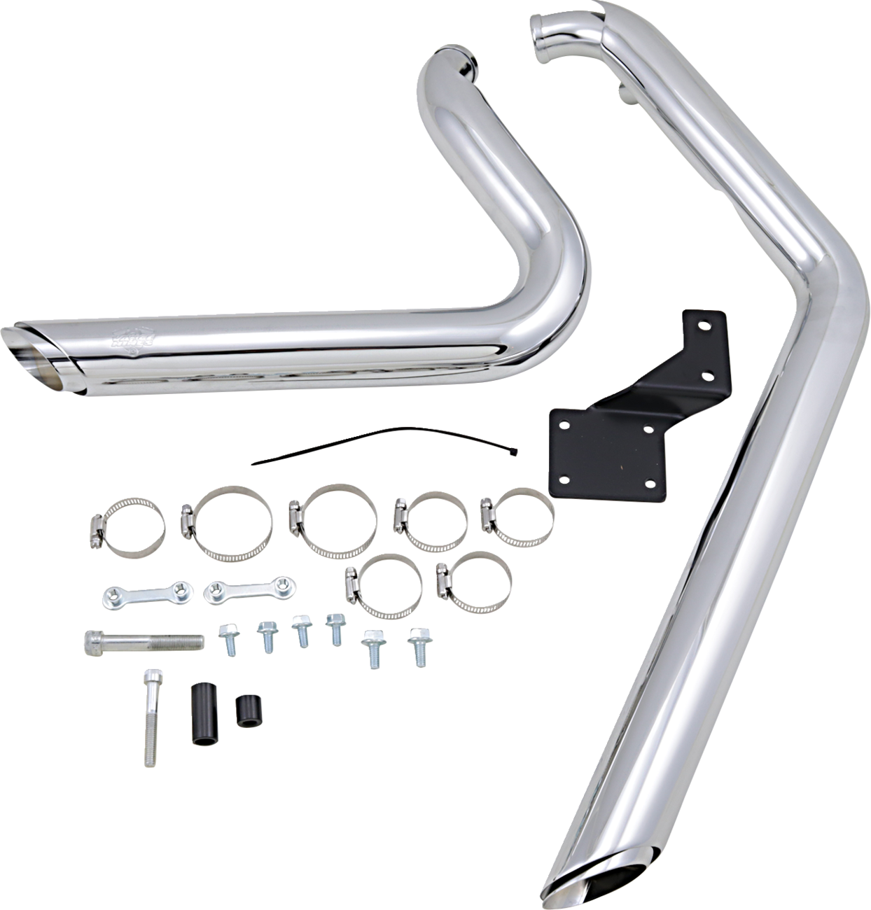 VANCE & HINES Shortshots Staggered Exhaust System - Chrome - Softail