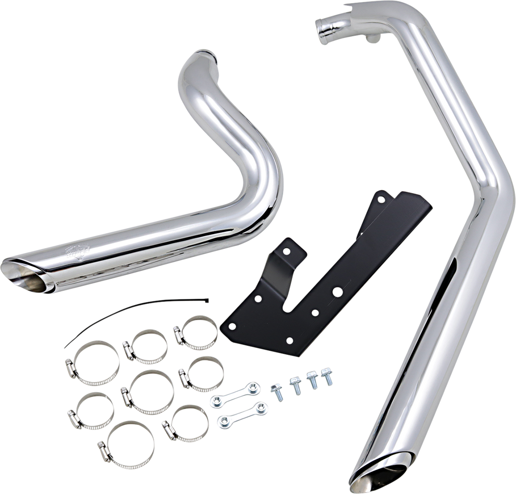 VANCE & HINES Shortshots Staggered Exhaust System - Chrome