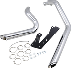 VANCE & HINES Shortshots Staggered Exhaust System - Chrome