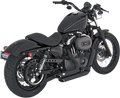 VANCE & HINES Shortshots Staggered Exhaust System - Black