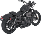 VANCE & HINES Shortshots Staggered Exhaust System - Black