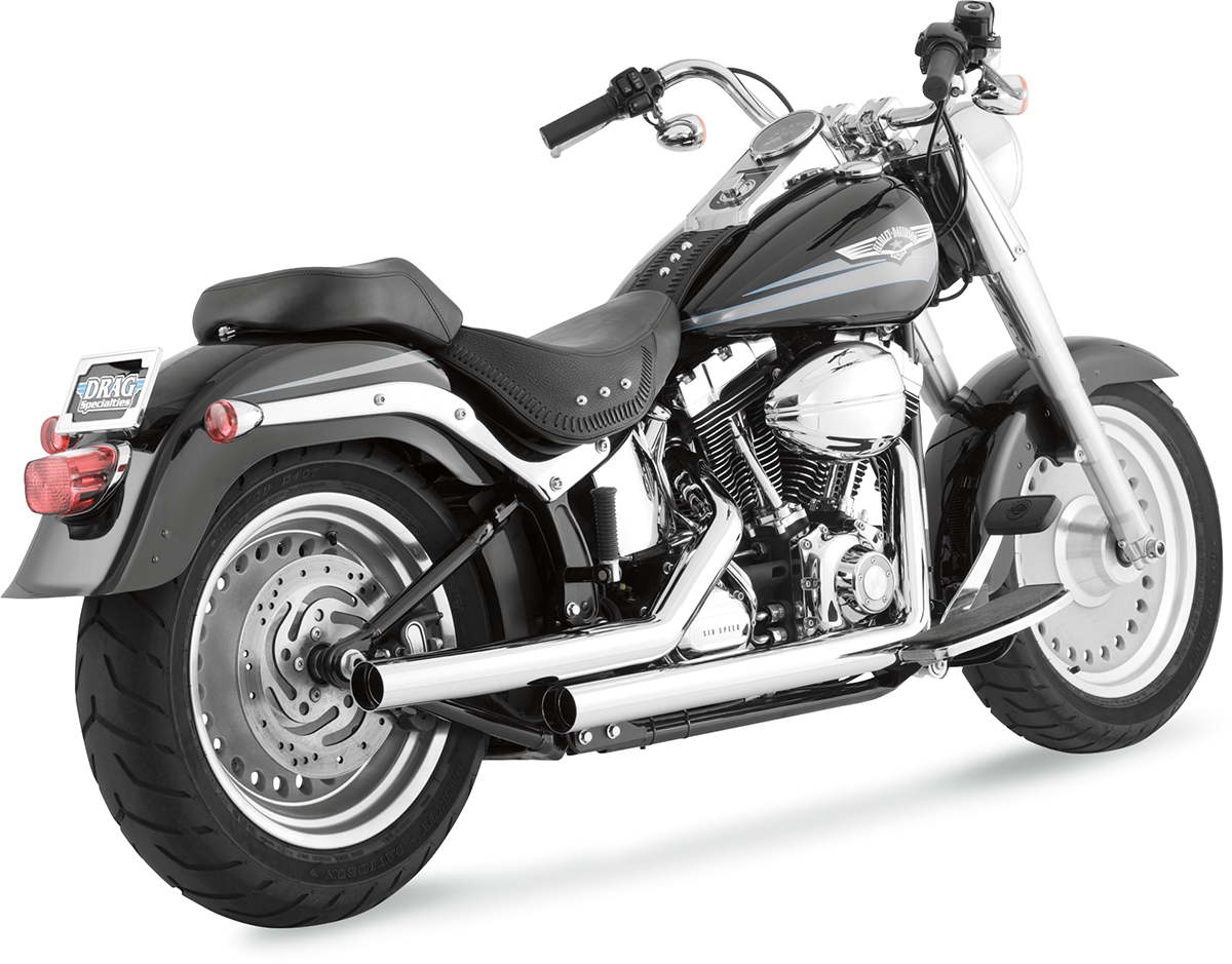 VANCE & HINES Straightshots Exhaust System - Chrome - Softail