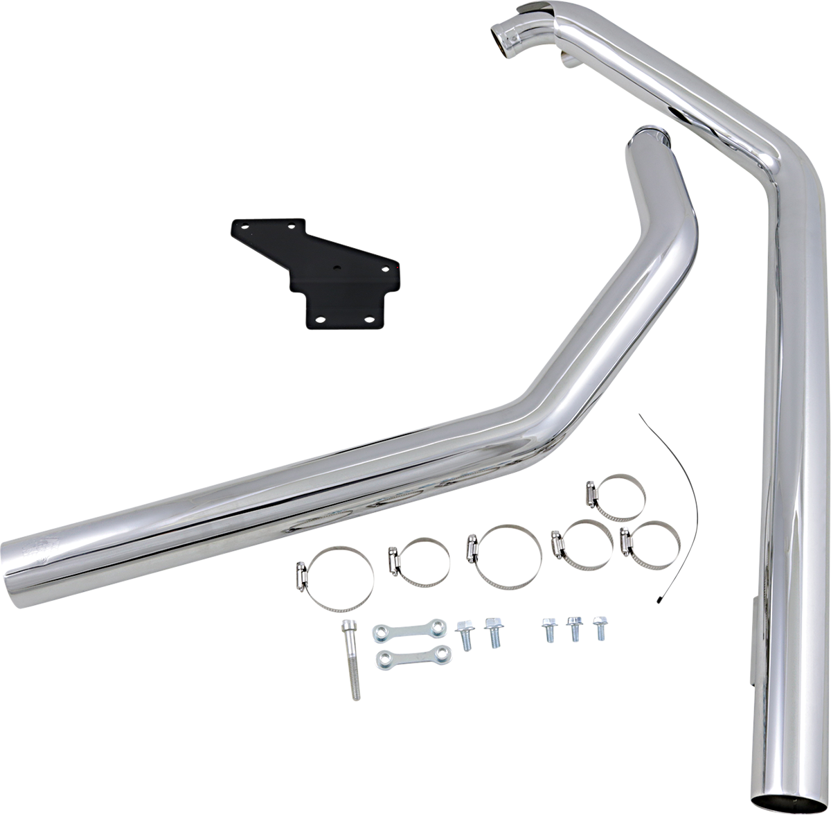 VANCE & HINES Straightshots Exhaust System - Chrome - Softail