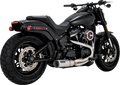 VANCE & HINES 2-into-1 Hi-Output Short Exhaust System - Stainless Steel - Brushed
