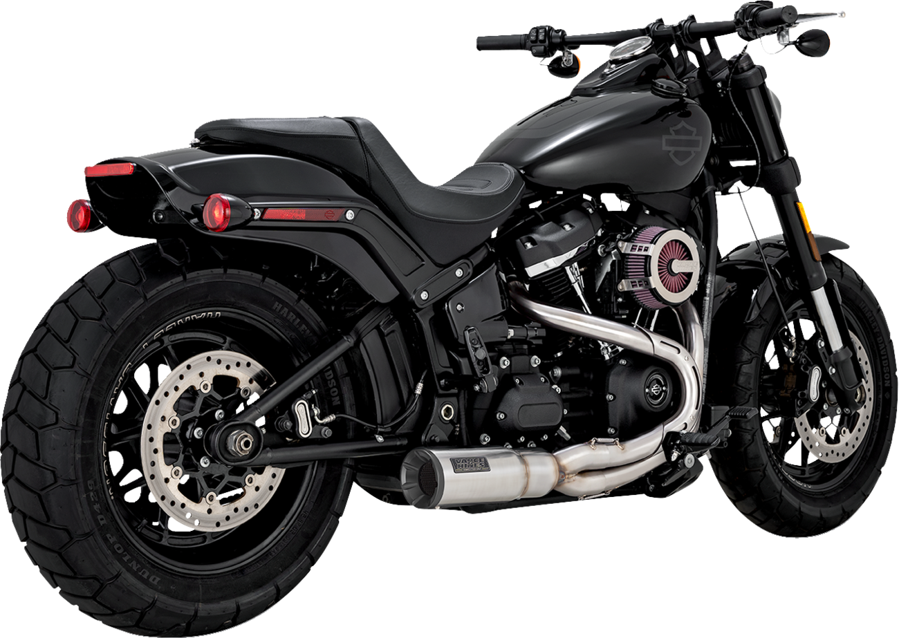 VANCE & HINES 2-into-1 Hi-Output Short Exhaust System - Stainless Steel - Brushed