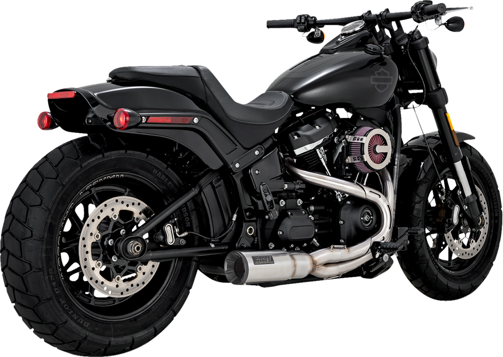 VANCE & HINES 2-into-1 Hi-Output Short Exhaust System - Stainless Steel - Black